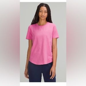 Lululemon Love Crewneck T-Shirt, Pink Blossom, Size 12.